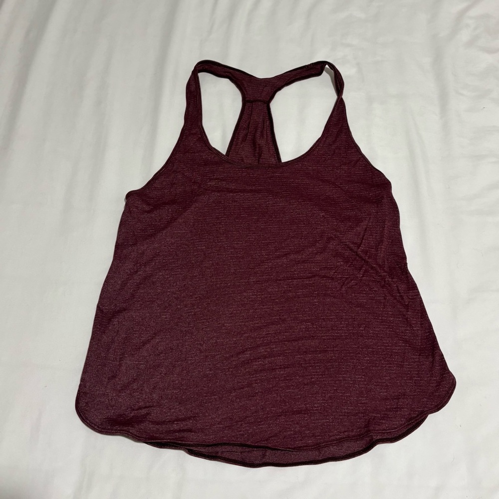 Women's Burgundy Tank Top